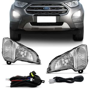 Kit Farol Milha Ford Ecosport 2018 2019 2020 Auxiliar Neblina