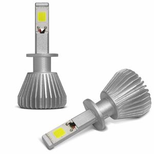 Kit Lâmpadas Super LED Headlight S10 01 02 03 04 05 06 07 08 09 10 11 Farol de Milha H1 6000K