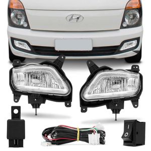 Kit Farol Milha Hyundai HR 2013 2014 2015 2016 2017 2018 2019 Auxiliar Neblina