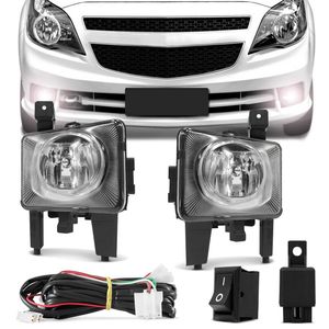 Kit Farol Milha Agile 2009 2010 2011 2012 2013 Auxiliar Neblina