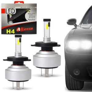 Par Lâmpadas Super LED Altezza H4 4300K 12V 30W 3000 Lúmens Efeito Xenon Plug and Play