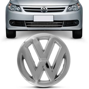 Emblema Grade Dianteira Gol Voyage G5 Saveiro G4 Kombi 2009 Polo 2007 a 2011 Cromado