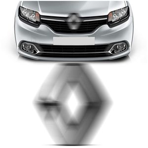 Emblema Grade Dianteira Renault Sandero Logan 2014 2015 2016 2017 2018 2019 Cromado