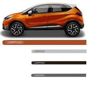 Jogo Friso Lateral Captur 2017 a 2024 Cor Original Redondo