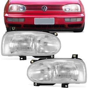 Farol Golf Mexicano GTI GLX 1995 1996 1997 1998 Foco Duplo