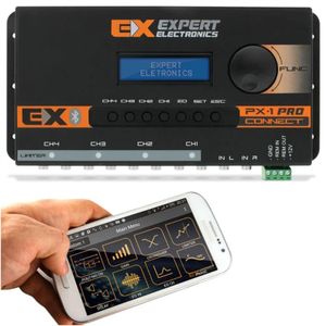 Processador De Áudio Expert Px1 Pro Connect 4 Vias Bluetooth