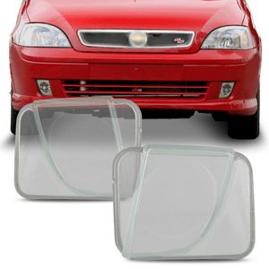 Lente Farol de Milha Corsa Hatch Sedan 2003 a 2012 Montana 2003 a 2010 Transparente