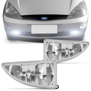 Farol de Milha Focus Hatch Sedan 98 99 2000 2001 2002 2003 com Suporte Auxiliar Neblina