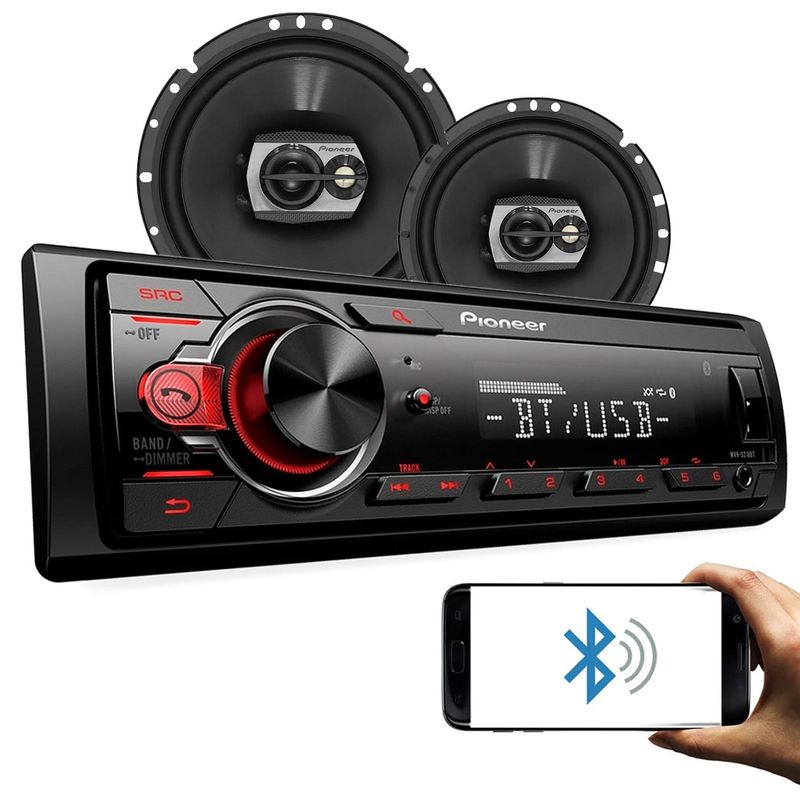 kit-mp3-player-pioneer-mvh-s218bt-receiver-bluetooth-usb---alto-falante-pioneer-6-120w-rms-4-ohms-connectparts--1-