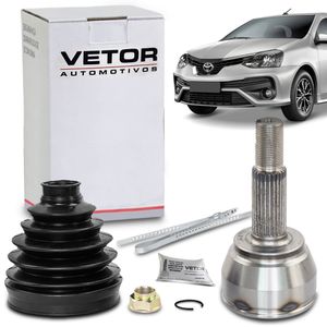 Junta Homocinética Toyota Etios 2012 2013 2014 2015 2016 2017 2018 2019 2020 2021 2022 Vetor VT5459