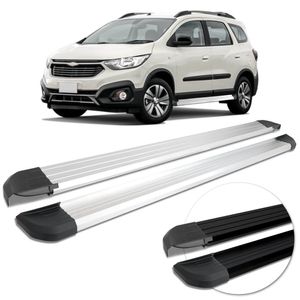 Estribo Lateral Spin Active 2012 a 2020 Anodizado Preto Plataforma CeK