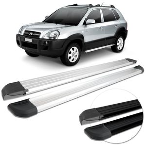 Estribo Lateral Tucson 2008 2009 2010 2011 2012 2013 2014 2015 2016 Anodizado Preto Plataforma CeK