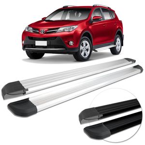 Estribo Lateral Rav4 2013 2014 2015 2016 Plataforma Anodizado C&K