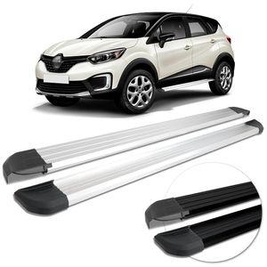 Estribo Lateral Captur 2017 2018 2019 2020 Plataforma Anodizado C&K