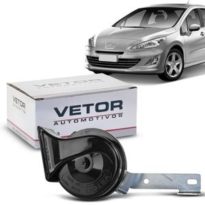 Buzina Caracol Peugeot 308 408 508 2011 a 2023 Vetor VT228