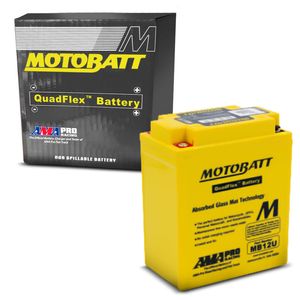 Bateria de Moto Motobatt G650 GS CB400 CB450 CBR450 Vulcan EN 500C XV 535 S Virago MB12U