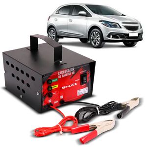 Carregador Bateria Automotivo Para Carro Shutt Bivolt 12V 10A 120W Led Indicador Auxiliar De Partida