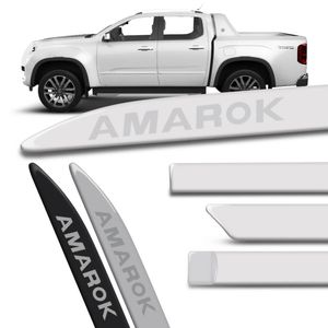 Jogo de Friso Lateral Amarok 2010 A 2024 Cor Original Facão