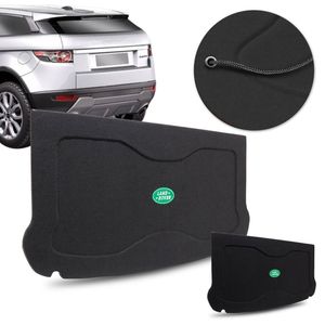 Tampão Porta Malas Land Rover Evoque G1 2012 a 2019 com Carpete Grafite Preto Bagagito + Cordinha