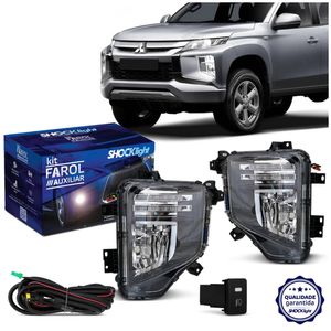 Par Farol de Milha Corolla 2014 a 2019 Hilux 2016 2017 2018 2 LEDs 10W 12V Branco Auxiliar Neblina