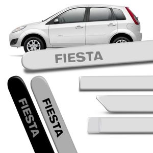 Jogo Friso Lateral Fiesta 2011 2012 2013 2014 Cor Original Redondo