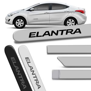 Jogo Friso Lateral Elantra 2011 2012 2013 Cor Original Redondo