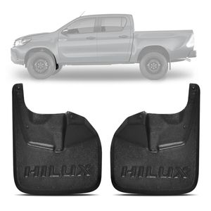 Par Apara Barro Lameiro Dianteiro Hilux 2016 2017 2018 2019 2020 2021 2022 2023 Preto