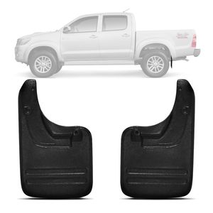 Par Apara Barro Lameiro Traseiro Hilux 2005 2006 2007 2008 2009 2010 2011 2012 2013 2014 2015 Preto