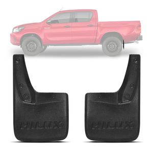 Par Apara Barro Lameiro Traseiro Hilux 2016 2017 2018 2019 2020 2021 2022 2023 Preto