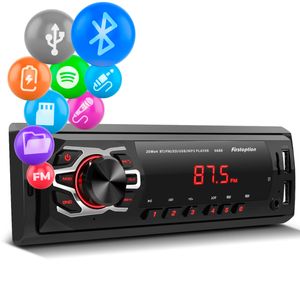 Player Mp3 Rádio Automotivo 1 Din First Option 6688 Bluetooth 2 USB Pen Drive SD P2 Com Controle