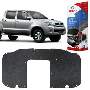 Forro Manta Capô Hilux 2005 2006 2007 2008 2009 2010 2011 com Presilhas