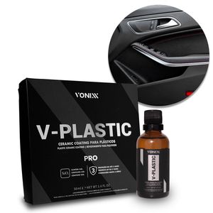Ceramic Coating Vitrificador de Plásticos V-Plastic Pro 50ml Vonixx