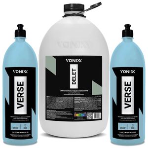 Kit Limpeza Vonixx 2 Verse 1,5 Litros + Delet 5 Litros