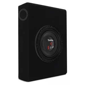 Caixa Slim Volkswagen Subwoofer Bomber 8 Polegadas 200W RMS 4 Ohms 7,3 Litros Dutada Preta