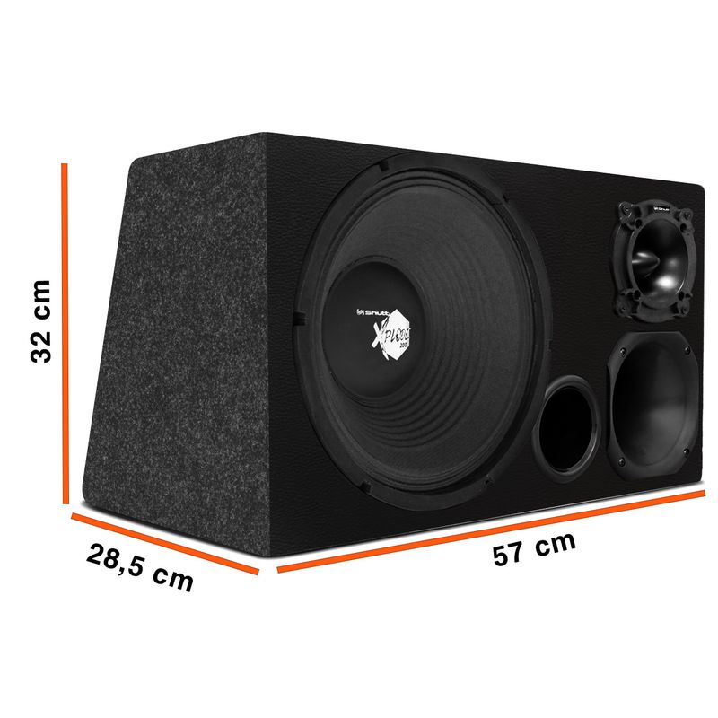 Caixa-Trio-Completa-440W-RMS-Woofer-Shutt-Xplode-12-Polegadas---Driver---Super-Tweeter---Corneta-connectparts--2-