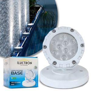 Spot LED Base para Sobrepor 10W 45° Bivolt Branco Frio 6500K Iluctron