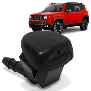 Brucutu Esguicho Parabrisa Jeep Renegade 2015 a 2022 Preto Dianteiro