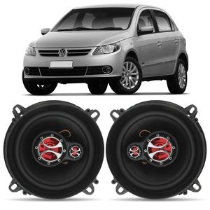 Par Alto Falante Gol G5 G6 2009 A 2019 5" 100W RMS 4 Ohms Triaxial Original Foxer KF.226