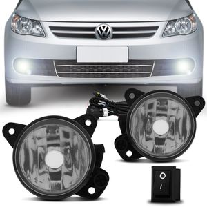 Kit Farol Milha Gol Voyage Saveiro G5 Golf Polo Hatch Sedan 07 a 12