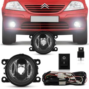 Kit Farol De Milha Citroen C3 2009 2010 2011 2012 Auxilar Neblina