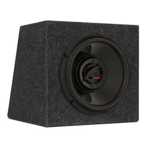 Kit Caixa Som Selada 30 Litros MDF Carpete + Subwoofer Foxer 10 Polegadas 175W RMS 4 Ohms