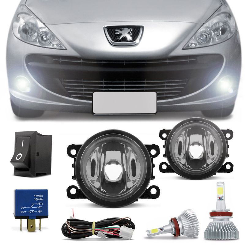 Kit-Farol-de-Milha-Peugeot-208-2012-a-2016-Auxiliar-Neblina---Kit-Super-LED-H11-6000k-Connect-Parts--1-