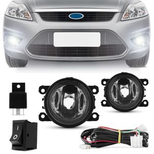 Kit Farol de Milha Focus 2009 2010 2011 2012 2013 2014 2015 Auxiliar Neblina