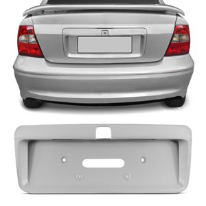 Moldura Suporte Placa GM Vectra 00 a 05 Aplique Tampa Traseira Excelente Qualidade Encaixe Perfeito