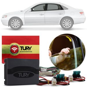 Módulo Vidro Elétrico Hyundai Azera 2009 2010 2011 4 Portas Antiesmagamento Tury PRO 4.41