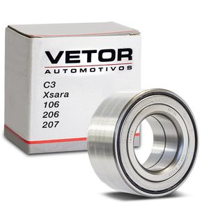 Rolamento da Roda Dianteira Citroen C3 03 a 18 Xsara 99 a 04 Peugeot 206 98 a 15 Vetor 40547