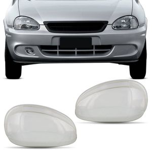 Par Lente Farol Corsa 94 a 02 Corsa Pick-up 95 a 03 Corsa Wagon 97 a 02 Classic 03 a 10 Transparente