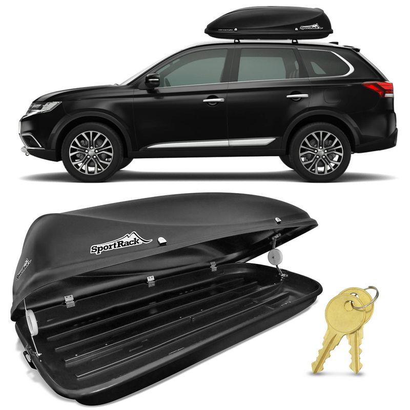 Bagageiro-Maleiro-de-Teto-Thule-Jetbag-Mitsubishi-Outlander-2001-a-2018-450-Litros-50KG-Preto-SportRack-Connect-Parts--1-