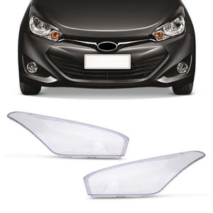 Par Lente Farol HB20 Hatch 2012 2013 2014 2015 HB20S 2013 2014 2015 Transparente