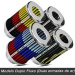 Filtro-de-Ar-Esportivo-Tunning-DuploFluxo-Alto-62mm-Conico-Lavavel-Especial-Shutt-Base-Cromada-connectparts--2-